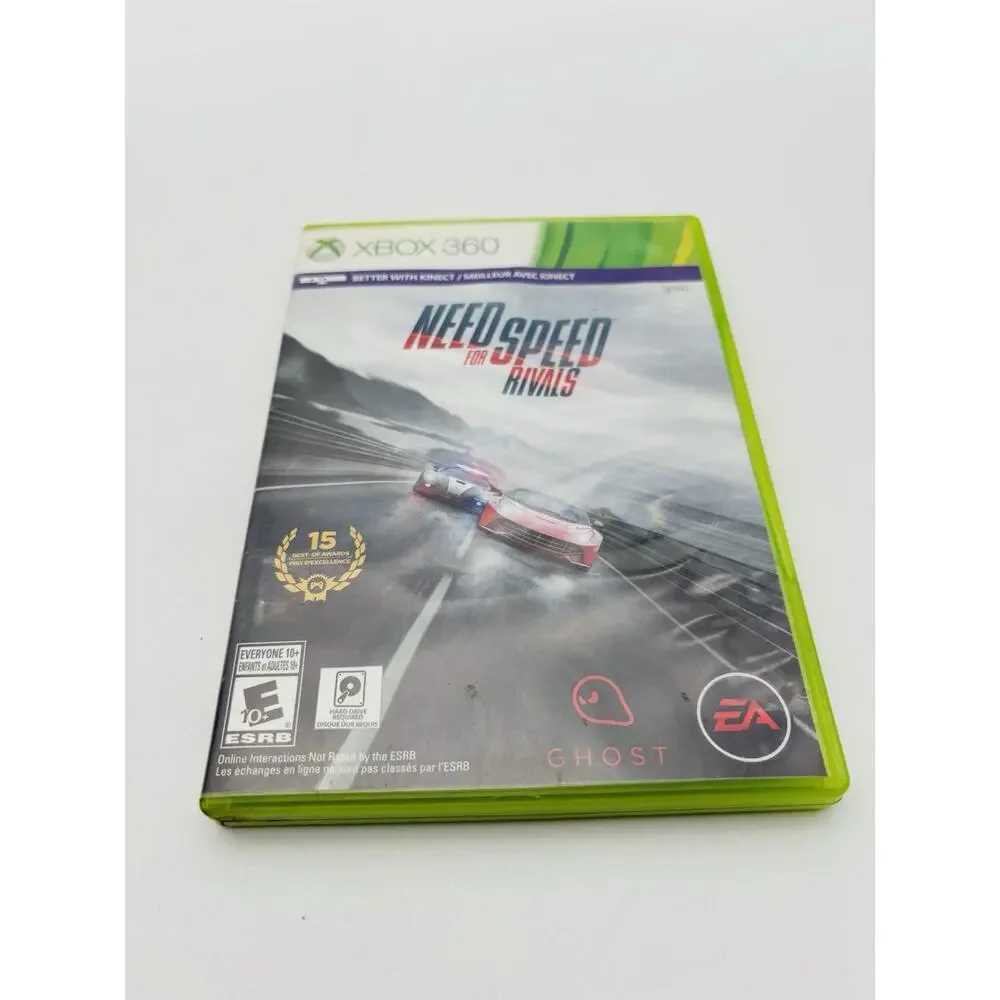 Need for Speed: Rivals (Microsoft Xbox 360, 2015) No Manual Tested Works VG Cond